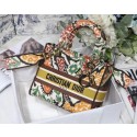 Fake MEDIUM LADY D-LITE BAG M0565O Yellow Multicolor Dior Paisley Embroidery JH06759El40