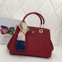 Fake Prada Calf leather bag 2024 red JH05419GM41