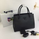 Fake Prada Calfskin Leather Shoulder Bag 1BA155-1 black JH05327wn47