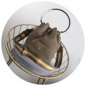 Fake Prada Leather bucket bag 1BE018 Apricot JH05353zI86