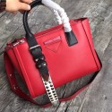 Fake Prada Original cowhide CONCEPT tote bag 1BA175 red JH05579El40