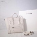 Fashion Imitation CELINE NANO LUGGAGE BAG IN LAMINATED LAMBSKIN 189244-24 JH05902dK58