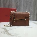 Fashion VALENTINO Uptown shoulder bag 3196 brown JH09759fa20