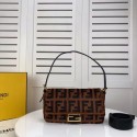 Fendi BAGUETTE Brown mink bag BR771A9 Brown JH08523Pg44