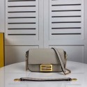 Fendi BAGUETTE leather bag F2467 beige JH08499Td71