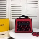 Fendi KAN I F leather bag 8DH844 red JH08669sz95