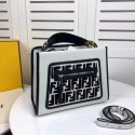 Fendi KAN I F leather bag 8DH844 white JH08671mD58