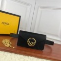 FENDI Kan I Leather Runaway Bag 13162 Black JH08699uq12