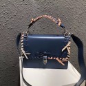 FENDI Kan I Leather Shoulder Bag 13136 Royal Blue JH08731QQ72