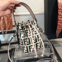 Fendi KAN I LOGO Handbag F0835 GREEN JH08715aT90