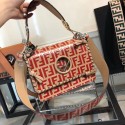 Fendi KAN I LOGO Handbag medium 8BT284 red JH08719fY84