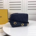 Fendi MINI CAMERA CASE leather bag 8BS019A blue JH08687fo19