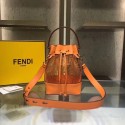 Fendi MON TRESOR PU Mini Handbag 8BS010 brown JH08574Bi78