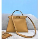 Fendi PEEKABOO ISEEU MEDIUM leather bag 70193 apricot JH08485DO87