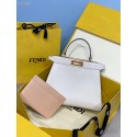 Fendi PEEKABOO ISEEU MEDIUM leather bag 70193 white JH08484xL57