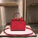 Fendi PEEKABOO XS red leather mini-bag 8BN309A JH08613uB47