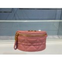 First-class Quality DETACHABLE DIOR CARO HALF-MOON COIN PURSE S5033U PINK JH06712JF90