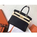 First-class Quality Hermes Birkin 35CM Tote Bag Original Togo Leather BK35 black JH01632JF90