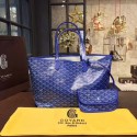 Goyard Y Doodling Calfskin Leather Tote Bag 36987 blue JH06684cm95