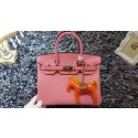 Hermes Birkin 30CM tote bags litchi leather H30 cherry JH01720SU58