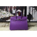 Hermes Birkin H35 new model lizards purple gold(silver) JH01773ix60