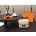 Hermes Constance Original Leatehr mini Shoulder Bag 8006 Beige JH01619aO91