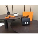 Hermes Constance Original Leatehr mini Shoulder Bag 8006 black JH01624aJ41