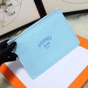 Hermes Cosmetic Bag H3700 Sky Blue JH01298sc42