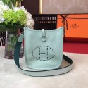 Hermes Evelyne original togo leather mini Shoulder Bag H1187 Light green JH01562Ks55