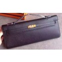 Hermes Kelly 31cm Clutch Original Leather KL31 Black JH01411ha26