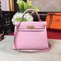 Hermes Kelly KY32 Tote Bag togo original Leather pink Gold hardware JH01644OG45