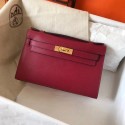 Hermes original epsom leather kelly Tote Bag KL2833 fuchsia JH01530jz22