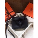 Hermes Original Halzan mini bag H069523 black JH01426bz77