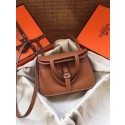 Hermes Original Halzan mini bag H069523 brown JH01418gt51