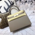 Hermes original Kelly Epsom Leather KL32 grey JH01379qO84