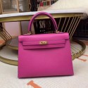 Hermes original Kelly Epsom Leather KL32 rose JH01291QQ72