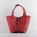 Hermes Picotin 22cm Bags togo Leather 8616 red JH01851mT16