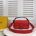 High Imitation Fendi BAGUETTE leather bag F2466 red JH08505mt35