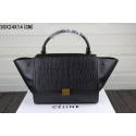 High Quality Celine Trapeze Bag Original Leather3342-3 black JH06510WY31