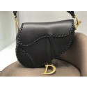 High Quality Dior MINI SADDLE BAG IN BLACK CALFSKIN M0447 black JH07100WY31