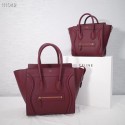 High Quality Fake CELINE MICRO LUGGAGE HANDBAG IN LAMINATED LAMBSKIN 167793-21 JH05881nD19