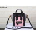 High Quality Imitation 2015 Celine nano bag original leather 3308 pink&black&gray JH06389dt82