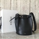 High Quality Imitation CELINE BIG BAG BUCKET IN SUPPLE GRAINED CALFSKIN 55428 black JH06032Cw85