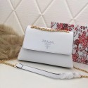 High Quality Prada Calf leather shoulder bag 82501 white JH05233Ao69