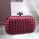 High Quality Replica Bottega Veneta Japanese Silk ribbon Clutch 0312 Wine JH09322tp21