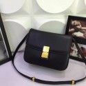 High Quality Replica Celine Classic Box Flap Bag Calfskin Leather 88008 Black JH06372tp21