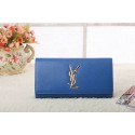 Imitation 2015 Yves Saint Laurent hot style original leather caviar 5485 brilliant blue JH08458Yx32