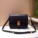 Imitation Celine Classic Box Flap Bag Calfskin Leather 2263 Black JH06310bM57