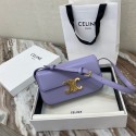 Imitation Celine TRIOMPHE SHOULDER BAG IN NATURAL CALFSKIN 194143 purple JH05794mf57