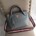 Imitation Designer Prada Calf leather bag 1BH111 grey JH05374Ss68